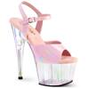 Pleaser - ADORE709HT Sandale à bride à la cheville, Pole dance chaussures - Rose Product image